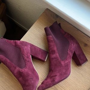 Steve Madden ankle boot wine red burgundy